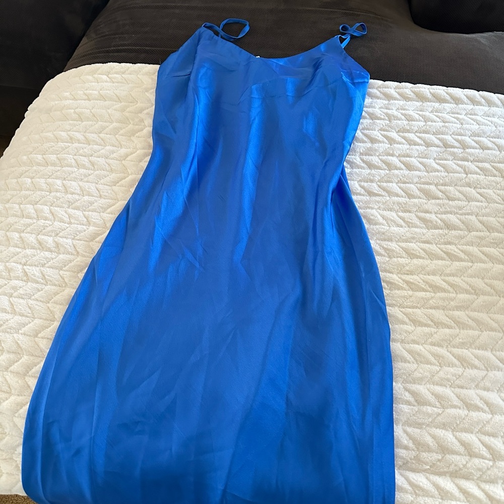 Blue dress